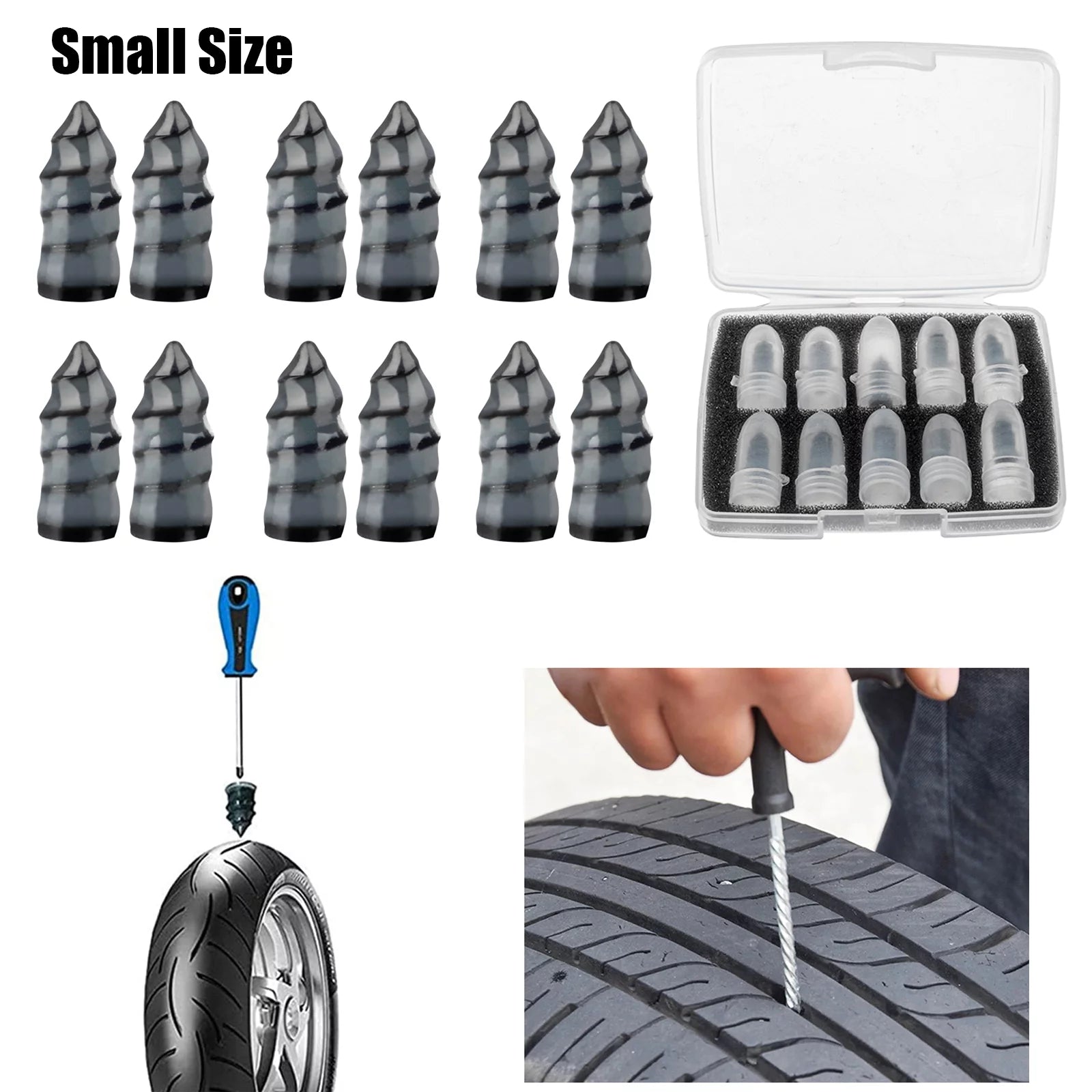 Tire Tread Patching Tire With Nail 3+ Thousand Tire Nail Royalty