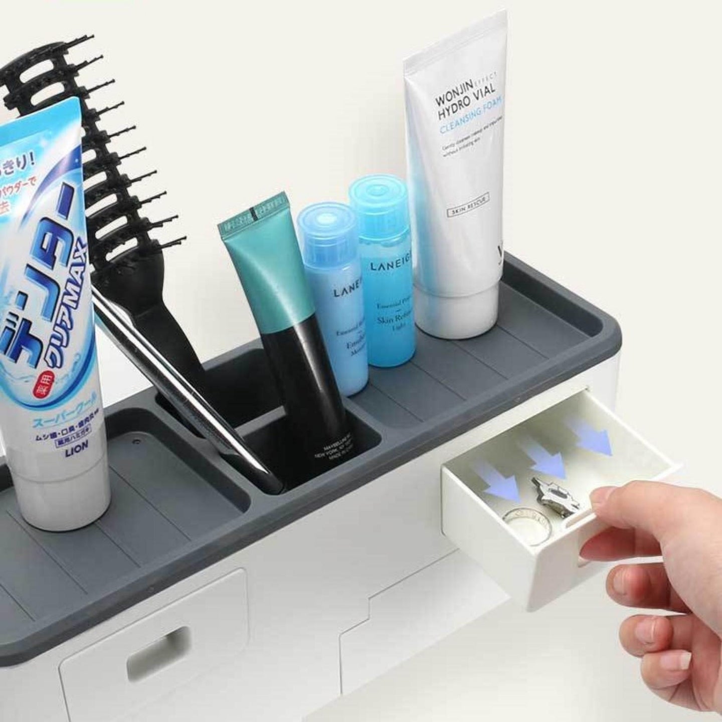 Multi Function Toothbrush Holder