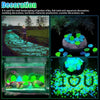 300/600Pcs Glow in The Dark Garden Pebbles Stones, Rocks Indoor Outdoor Decor Luminous Stone for Yard Walkways Lawns Garden Fish Tank Aquarium Decorative Driveway,Blue