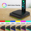 LED Headphone Stand, RGB Gaming Headset Stand with USB-C Charging Ports for Mobile Devices