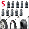 10 Pcs Tire Repair Rubber Nail, Car Tire Repair Nails, Auto Motorcycle Vacuum Tire Repair Spiral Rubber Nail Fast Tool Self-Service Tire Repair Nail