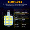 20Pcs Super Bright Interior LED Light Bulbs, 36-SMD, 6000K White, for 12V RV, T10 Base (921/922/912/194)