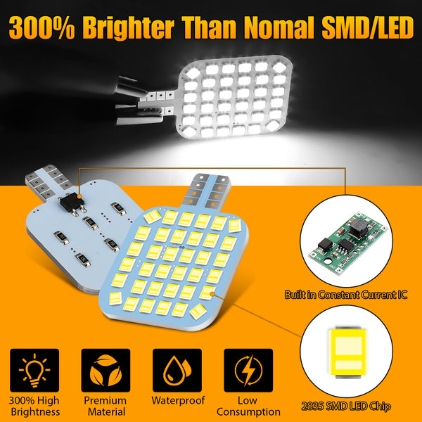 20Pcs Super Bright Interior LED Light Bulbs, 36-SMD, 6000K White, for 12V RV, T10 Base (921/922/912/194)