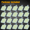 20Pcs Super Bright Interior LED Light Bulbs, 36-SMD, 6000K White, for 12V RV, T10 Base (921/922/912/194)