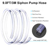 9.8FT Premium Syphon Pump Hose,Effortless Liquid Transfer for Vehicles, Boats, and Equipment ,Durable Hose for liquids, Leak-Free Design, Easy to Use