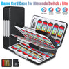 Game Card Case For Nintendo Switch Switch OLED and Switch Lite, 72 Game Card Slots and 24 SD Card Holders with Magnetic Closure