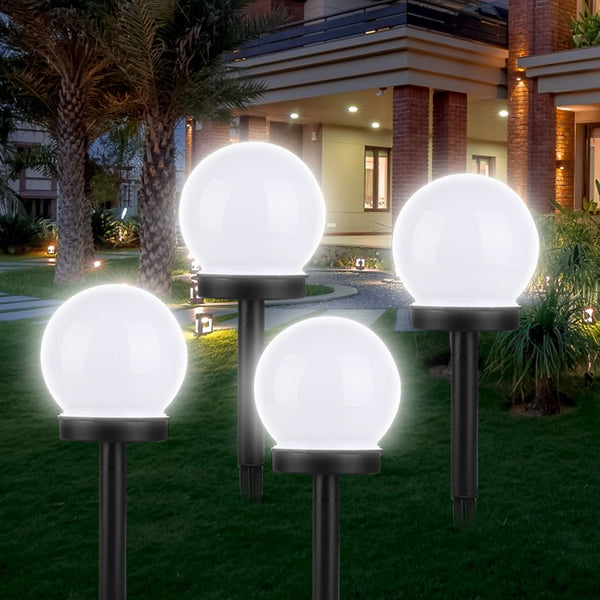 Solar Lights Outdoor, LED Solar Powered Garden Light, Waterproof LED Path Light for Walkway, Pathway, Lawn, Yard and Driveway