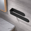 Hand Towel Holder, Self Adhesive Wall Bathroom Towel Hanger, Stainless Brushed Steel, Black