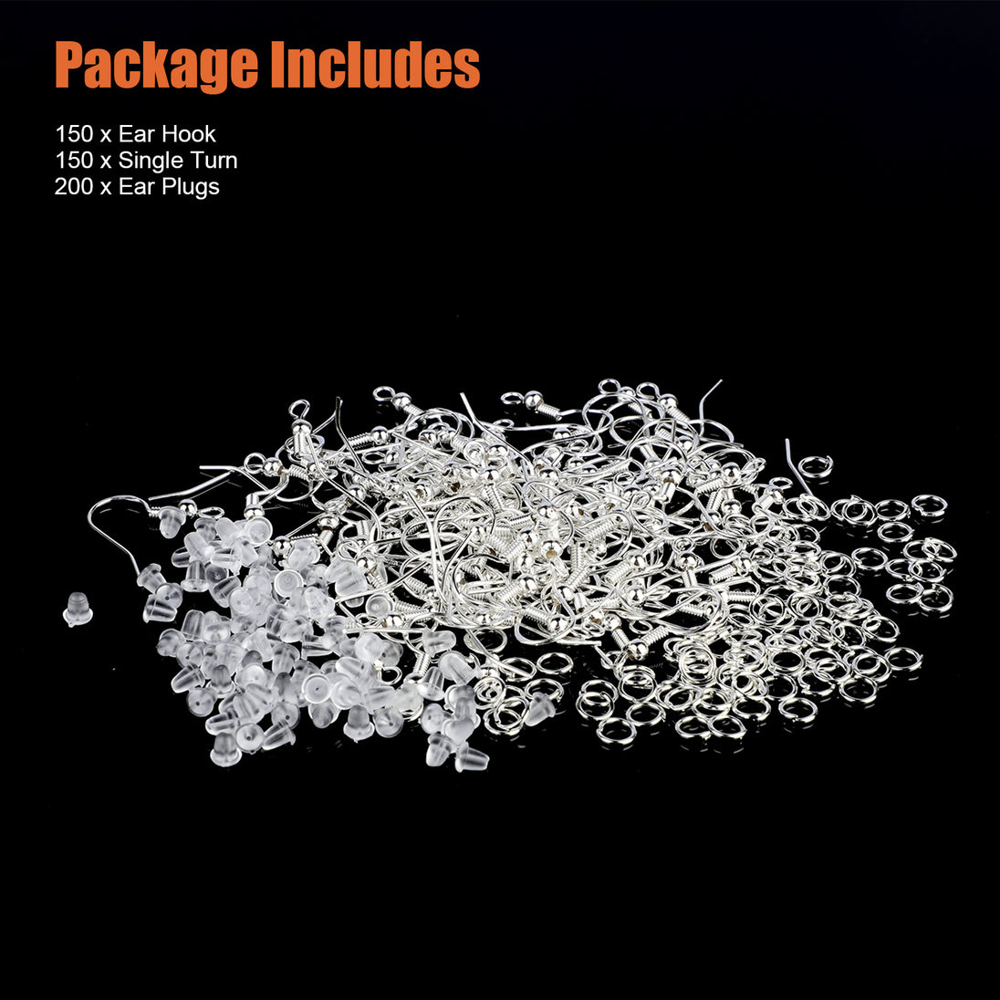 ear protectors for fish hooks 925 Sterling Silver Earring Hooks, 500-Pcs Ear Wire Fish Hooks Hypoall