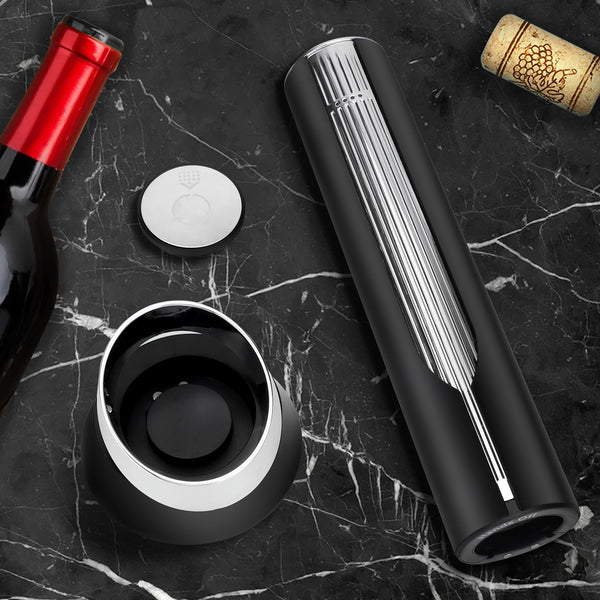 CELECTIGO Electric Wine Bottle Opener, Premium Automatic Wine Corkscrew with Foil Cutter and Charging Base
