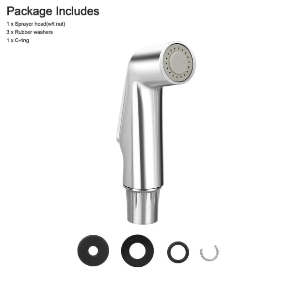 Universal Kitchen Sink Sprayer Head Replacement,Premium Chrome Finish,Effortless Side Spray Upgrade