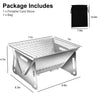 Mini Stainless Steel Folding Grill: Portable BBQ for Outdoor Cooking, Camping, Beach - Compact & Travel-Friendly