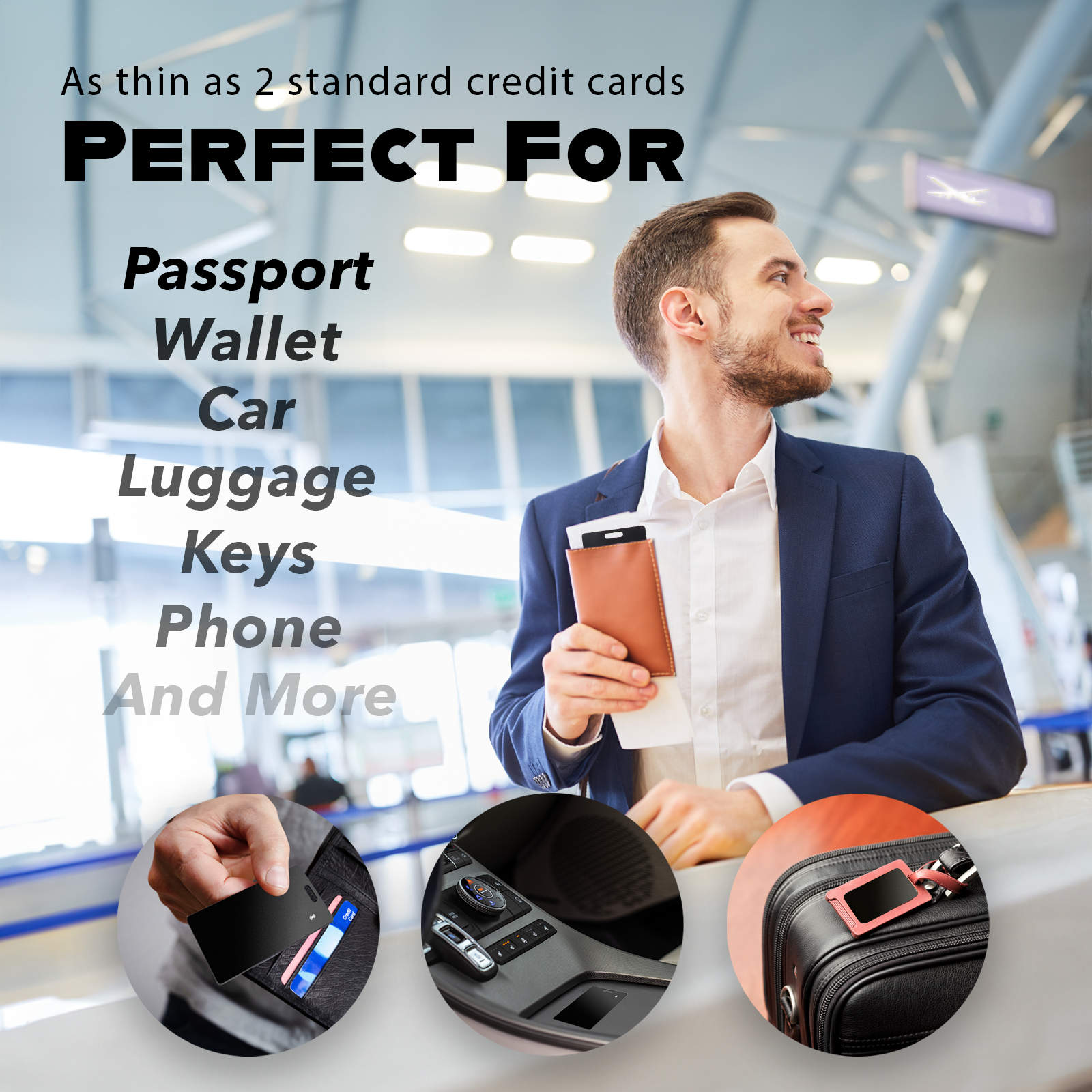 CELECTIGO Smart Wallet Tracker Card