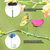 50 PCS Butterfly Stakes and Dragonfly Stakes, 10 inch Waterproof Garden Ornaments Stakes, Waterproof Butterfly Garden Decorations for Indoor, Outdoor Yard, Patio Plant Pot, Christmas Decoration