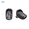 Large Bike Phone Mount Bag, Waterproof Bike Bicycle Front Handlebar Bicycle Accessories Sensitive Touch Screen Compatible with iPhone 11 12 Pro Max XR XS Samsung Note Plus Pixel