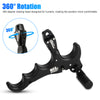 360°Rotation Compound Bow Release Aid / Archery 4-Finger Compound Bow Release Adjustable Can Rotate 360° Thumb Release