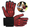 BBQ Gloves, High-Temperature Resistance Gloves - Non-Slip Silicone Grilling Gloves for Kitchen and Outdoor Grill Barbecuing, Cooking, Baking, and Cutting Accessories