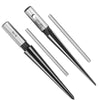 2 pcs T Handle Tapered Reamer Set,(1/8 "-1/2 ")3-13mm and (3/16"-5/8" )5-16mm Bridge Pin Hole Hand Reamers