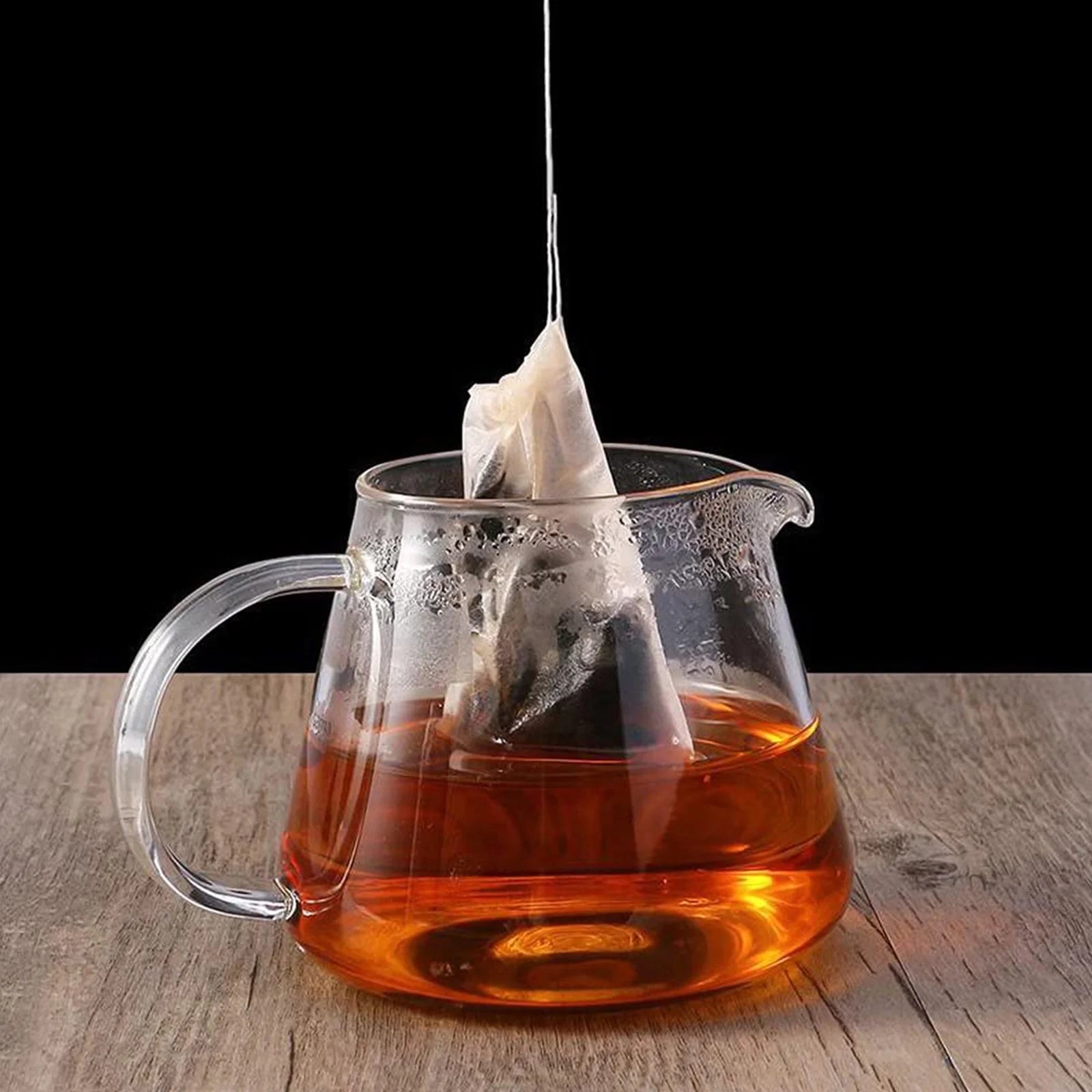 Disposable Tea Filter Bags, CELECTIGO Empty Drawstring Seal Filter Tea Bags, Safe & Natural Material, 1-Cup Capacity, Tea Filters Infuser for Loose Leaf Tea, Coffee, Spice, Herbs (2.76