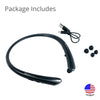 Wireless Stereo Headset Retractable Wire