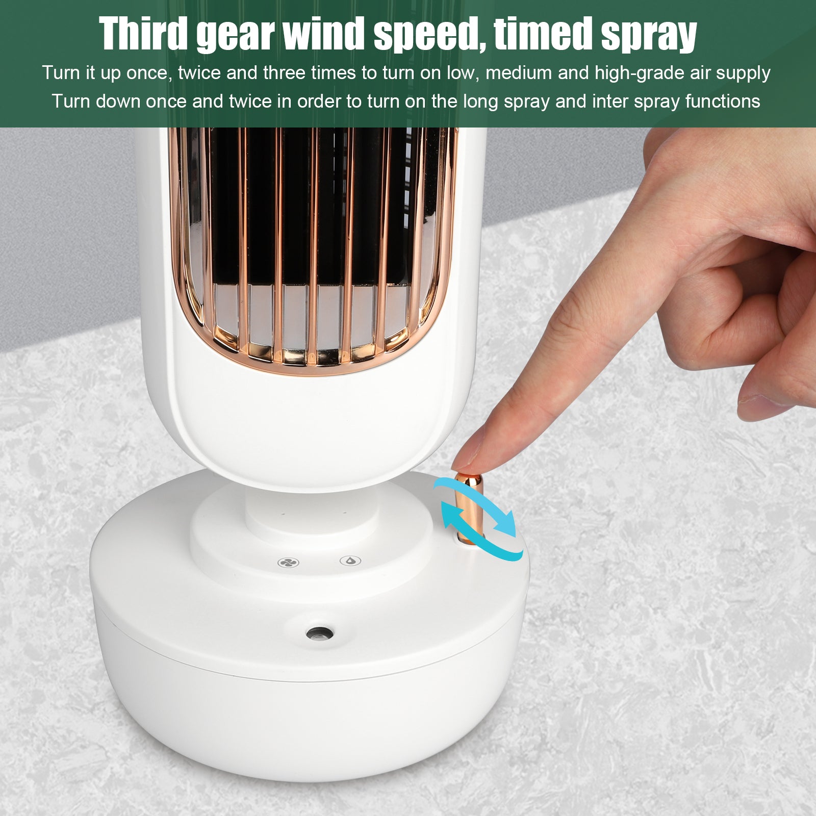 Portable Bladeless Cooler Fan w/ Humidifier