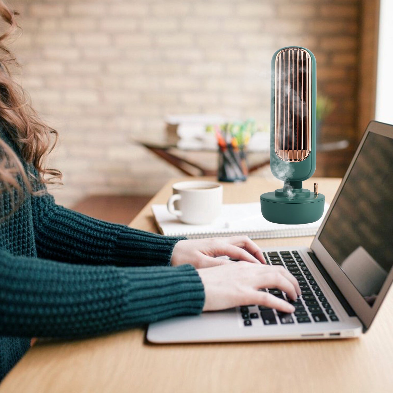 Portable Bladeless Cooler Fan w/ Humidifier